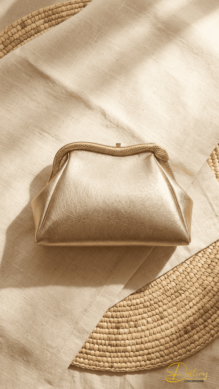 Serpentine Sacoche Gold