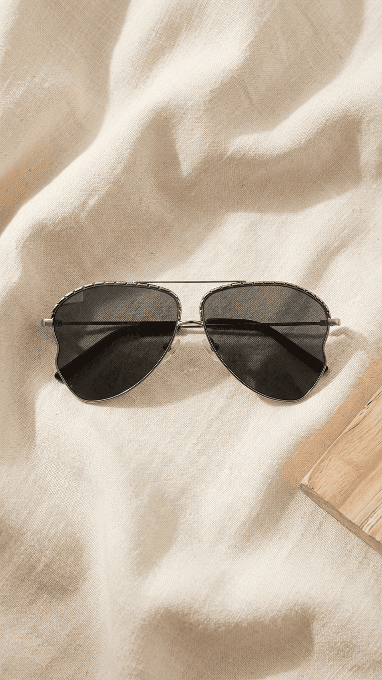 Lunettes de soleil aviator Kika Linda FARROW