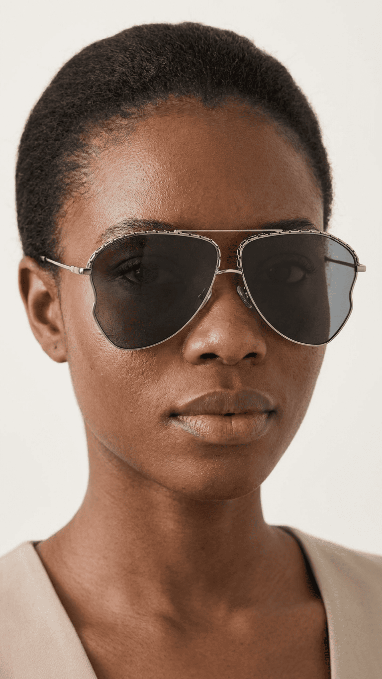 Lunettes de soleil aviator Kika Linda FARROW