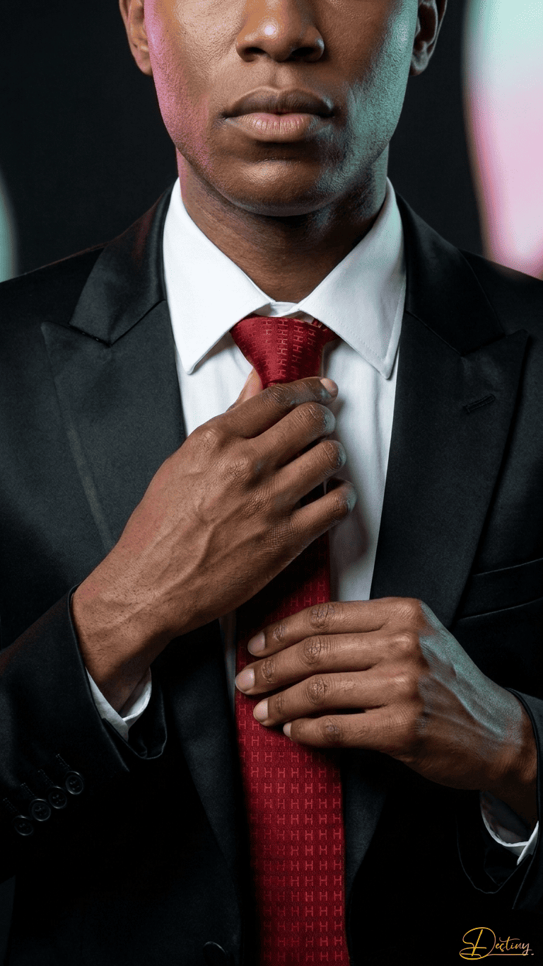 Cravate Faconnee H Couleur Rouge